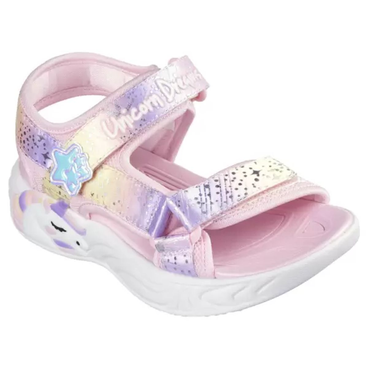 Skechers Girls Unicorn Dreams Sandal 302682L LPMT