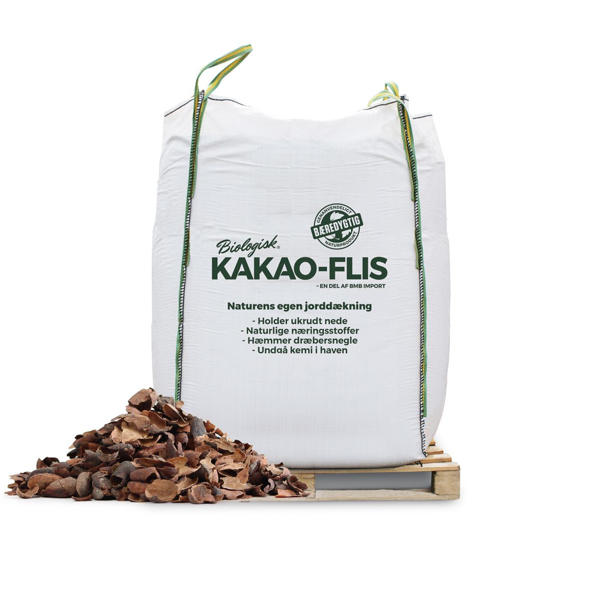 Kakao-flis - bigbag á 2500 liter