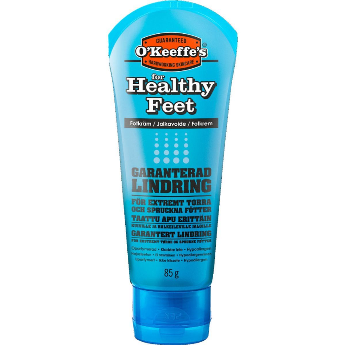 Healthy Feet, fodcreme i 85g tube fra O´Keeffe´s