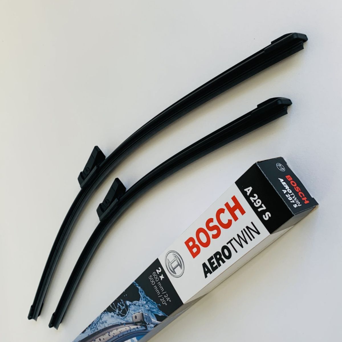 A297S Bosch Aerotwin Viskerblade / Fladblade sæt 60+50cm til flere Audi modeller