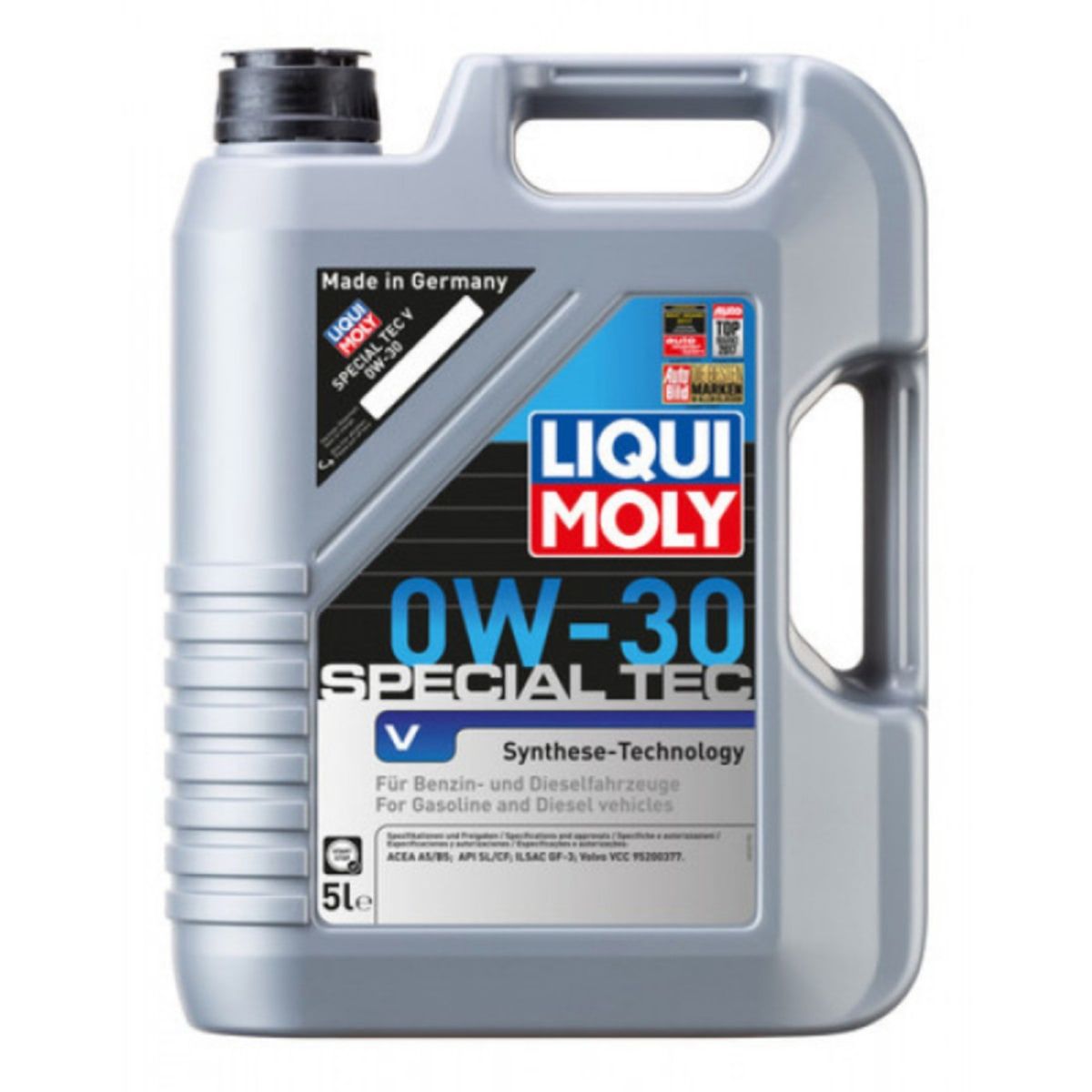 Special Tec V 0W30 Motorolie fra Liqui Moly, i 5l dunk