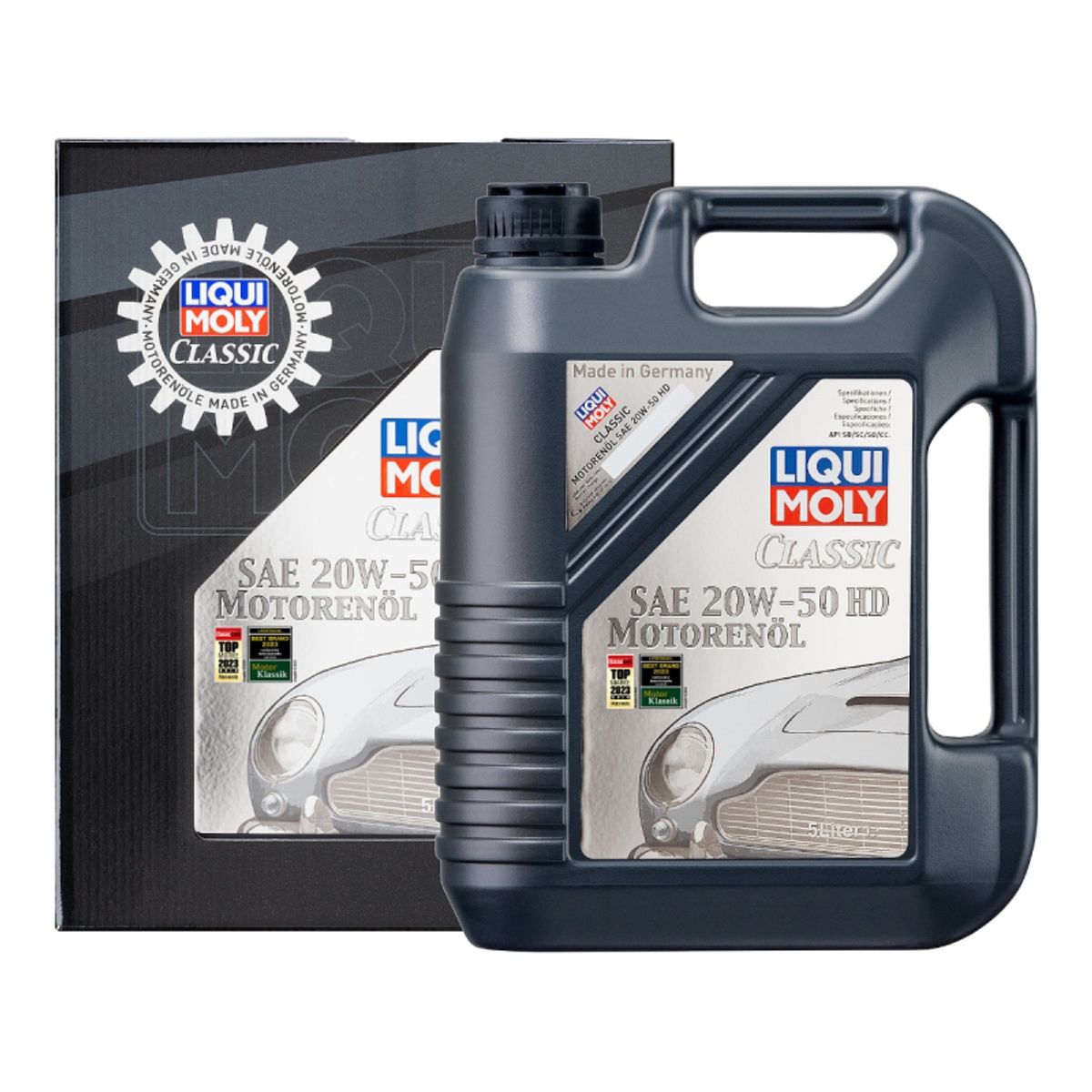 20W50 Classic Motorolie fra Liqui Moly i 5l dunk