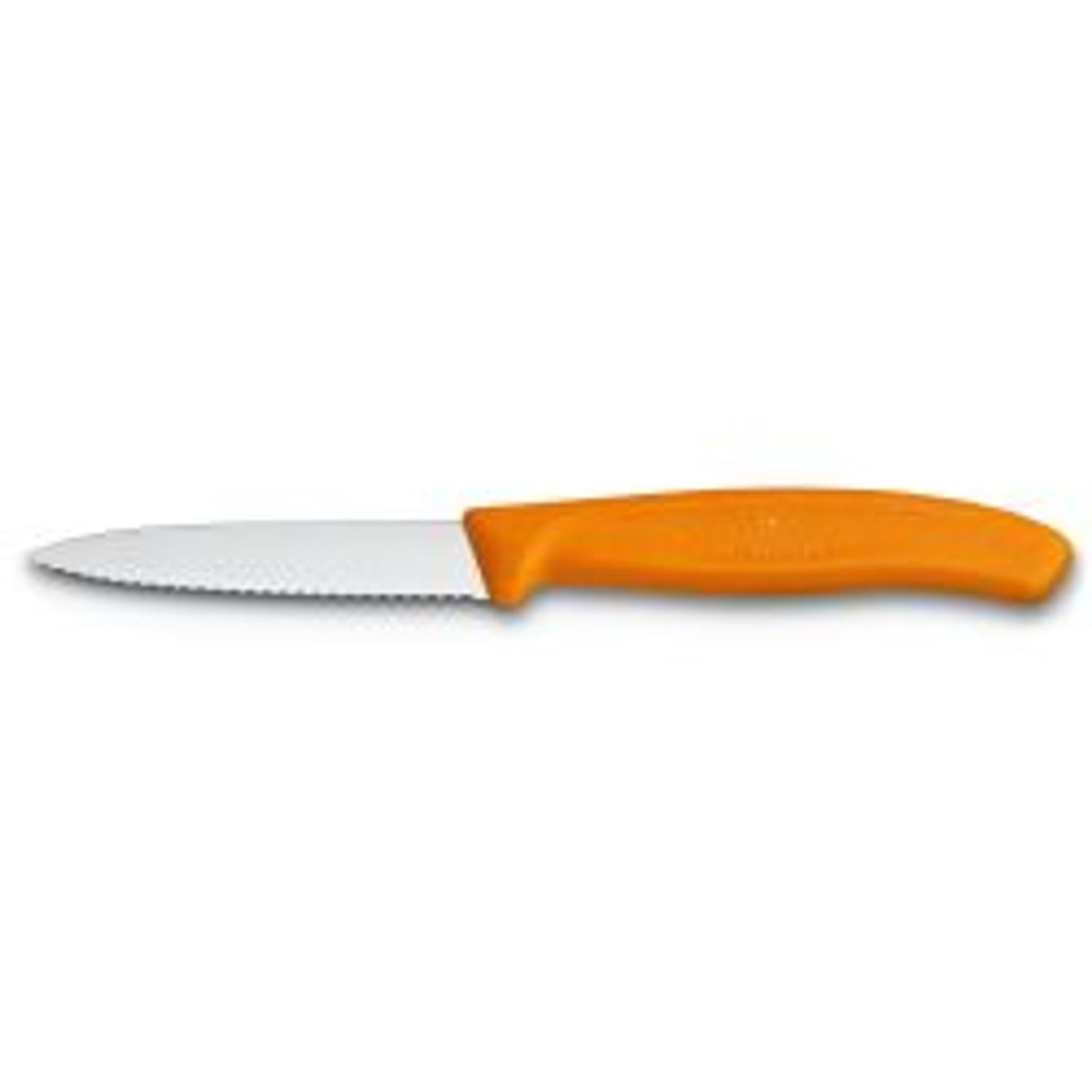 Victorinox Paring Knife Wavy Edge, Orange - Kniv