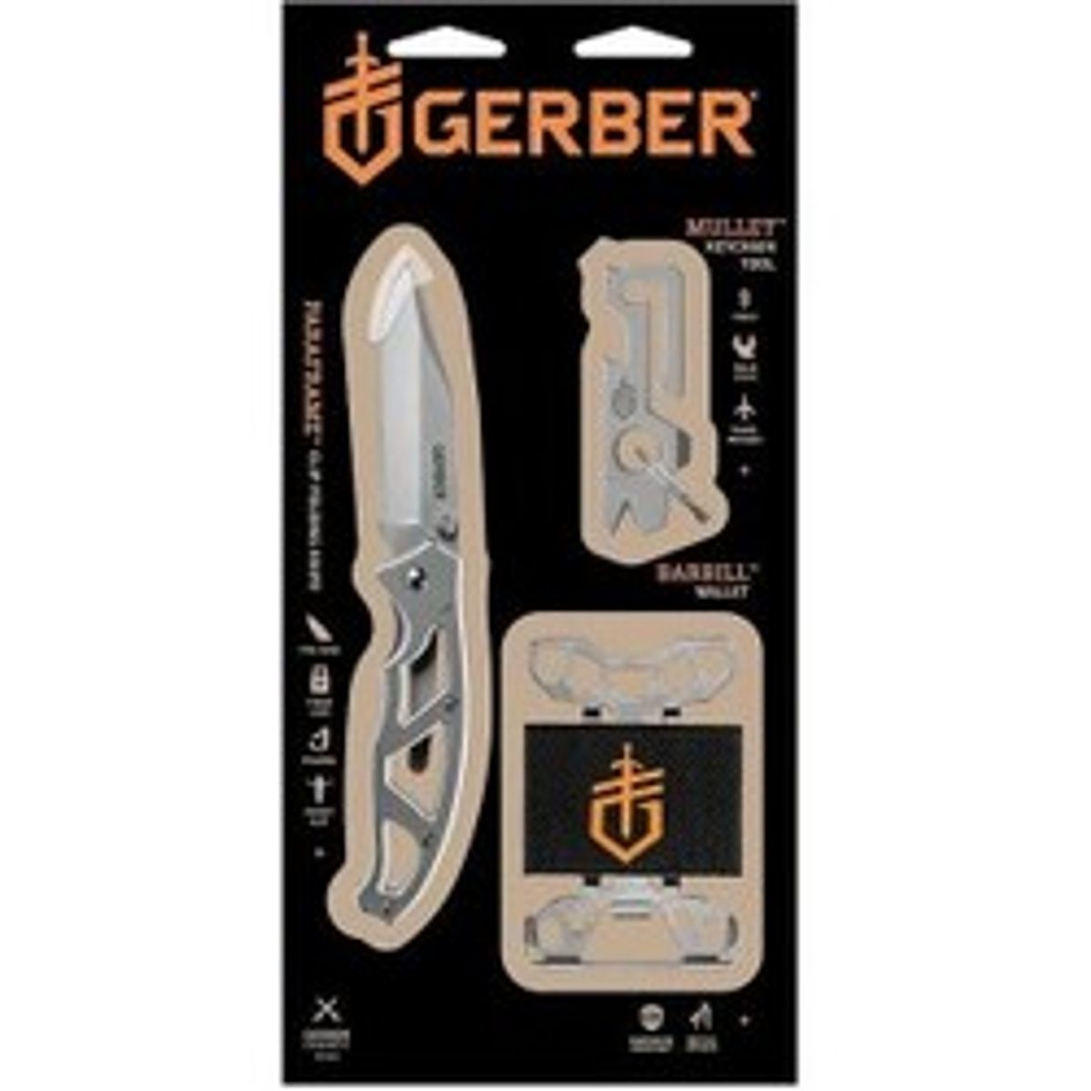 Gerber Paraframe I + Mullet + Barbill - Kniv