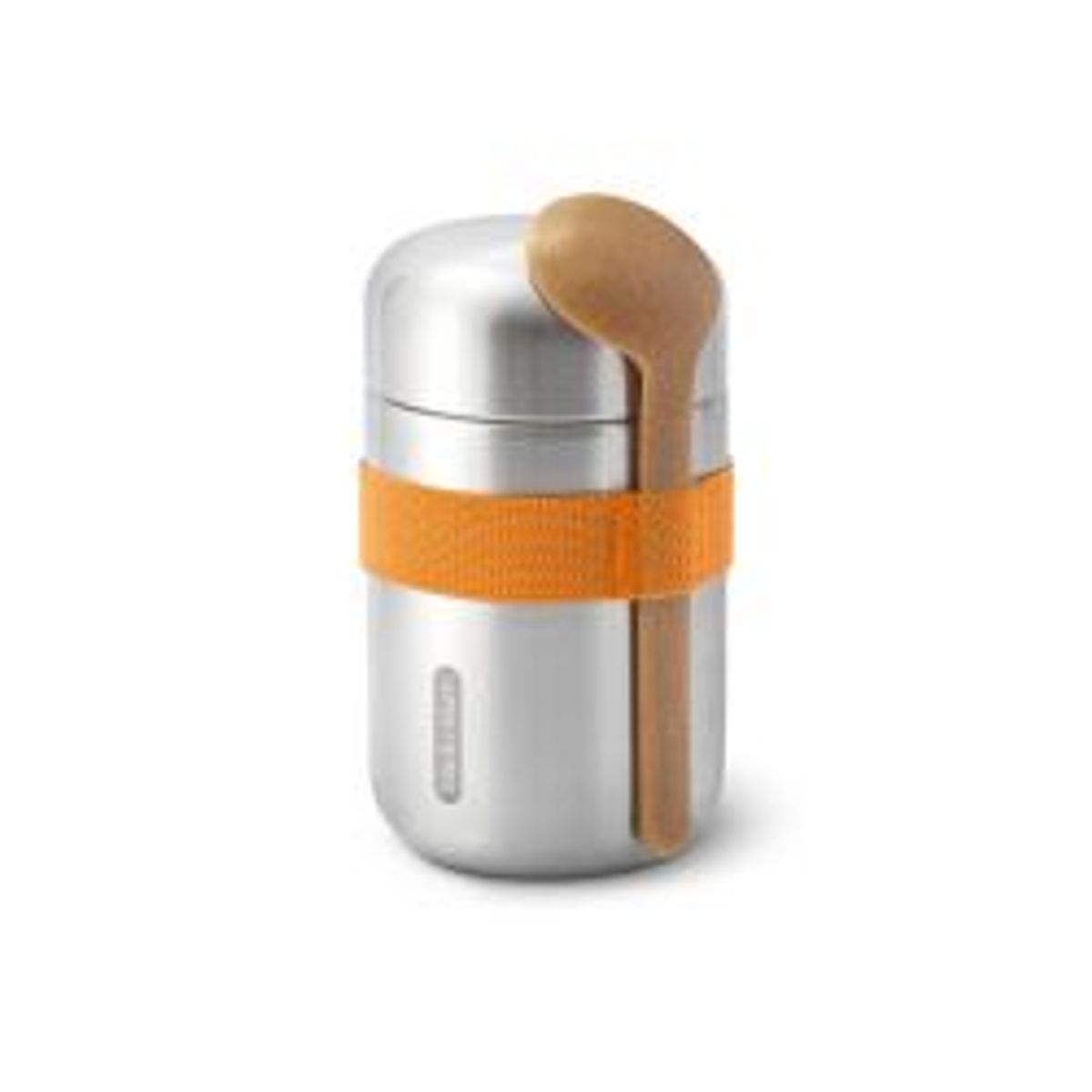 Black + Blum Food Flask 400 Ml - Silver/ Orange - Str. 400ml - Termomadkasse