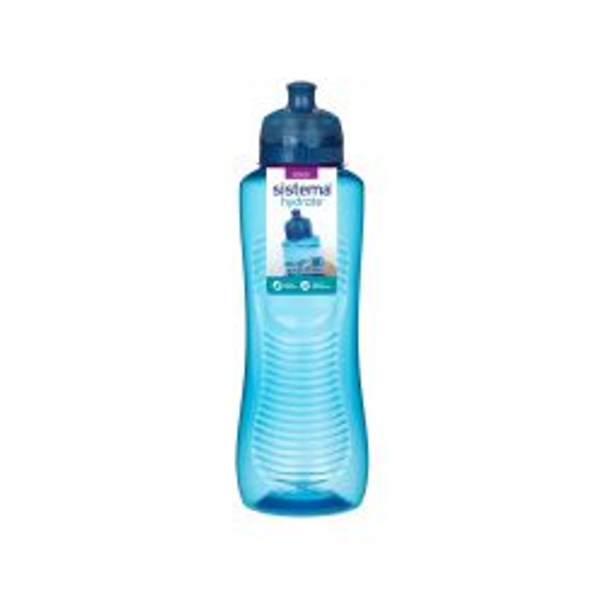 Sistema 800ml Gripper Bottle Blue Online Range - Drikkeflaske