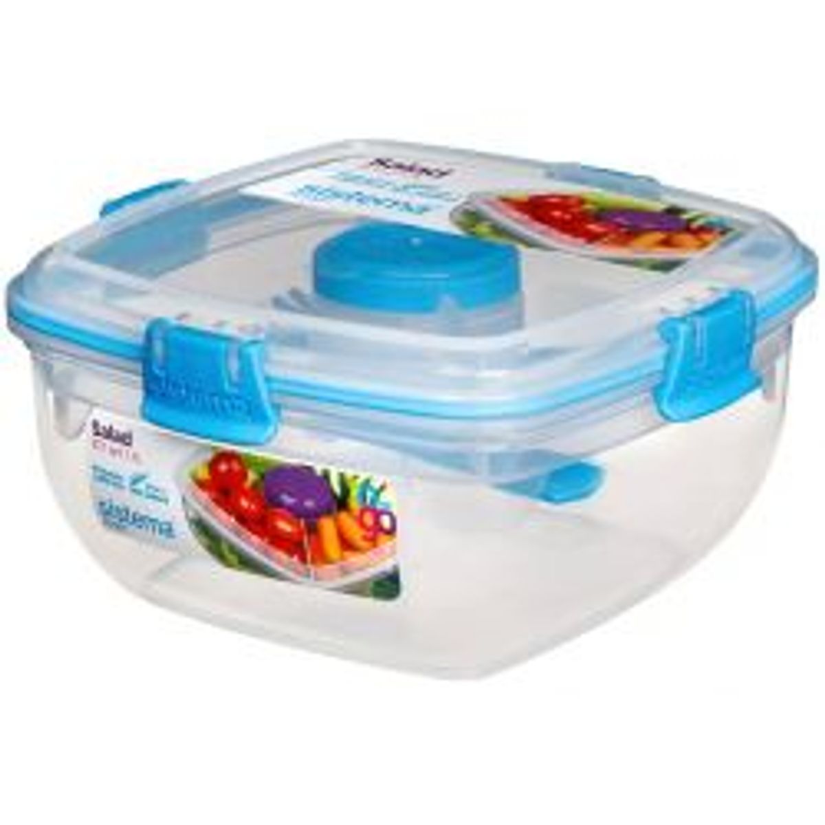 Sistema Salad To Go 1,1l. Blue - Madkasse