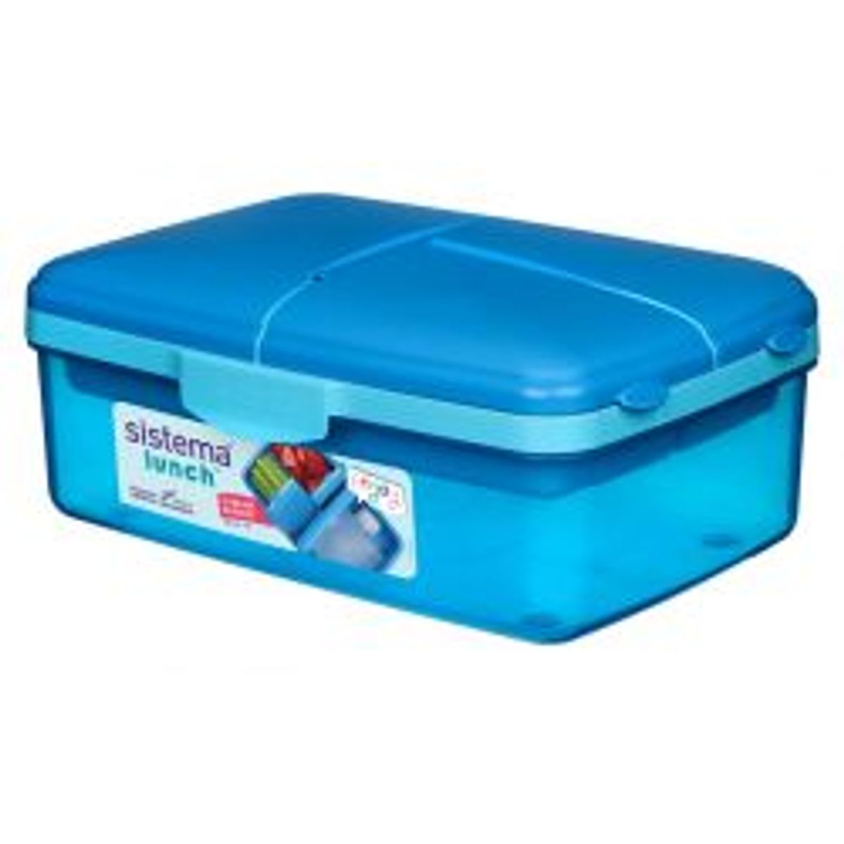 Sistema Slimline Quaddie Blue Lunch 1,5l - Madkasse