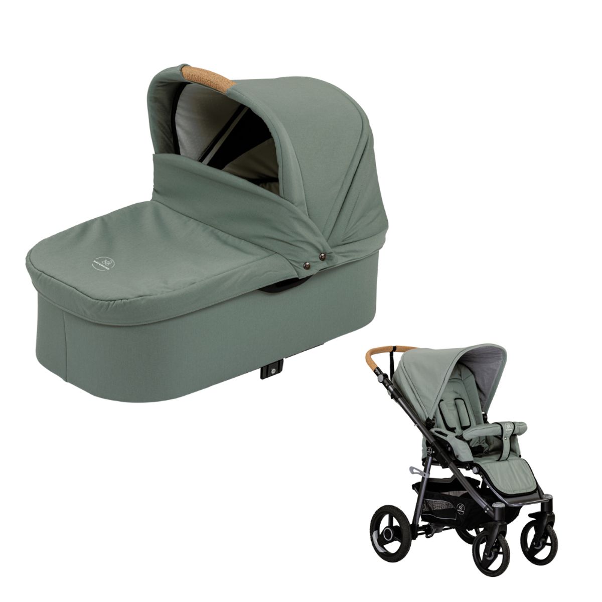 Naturkind PAKKE Lux Evo/IDA - 77 cm - colour Jade VEGANSK (støvet grøn)