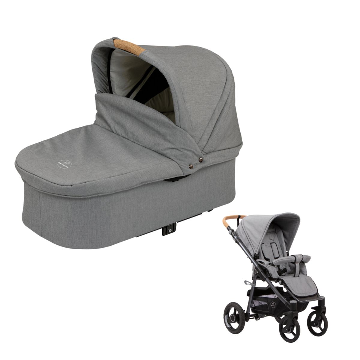 Naturkind PAKKE Lux Evo/IDA - 77 cm - colour Siebenschläfer (grå meleret)