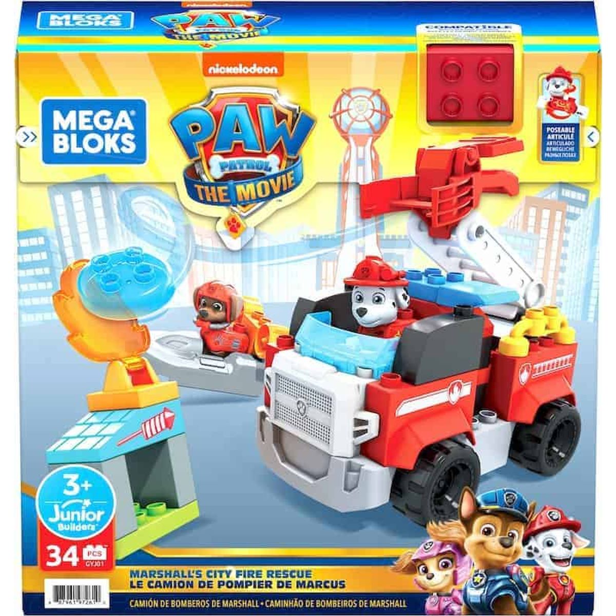 Mega Bloks Paw Patrol Marshalls Fire Rescue