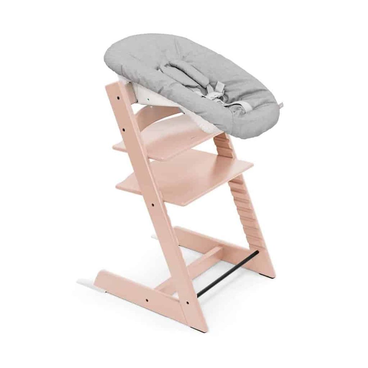 Stokke Tripp Trapp BØG + Newborn Set - Serene Pink - Grey