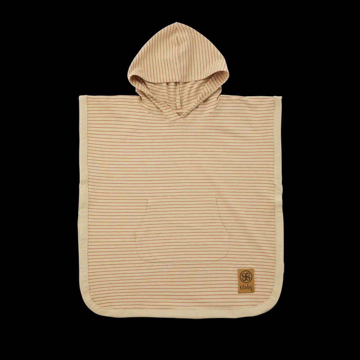 Cloby UV Poncho - Sandy Beach/ Peanut Brown (3-5 år)