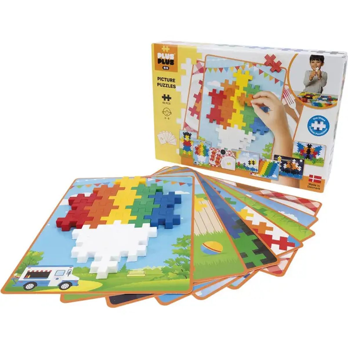 Plus-Plus BIG Picture Puzzle Basic / 60 pcs