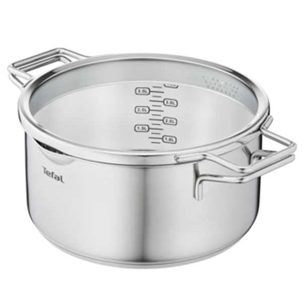 Tefal Nordica Gryde med glaslåg 2,7 liter - H8524436