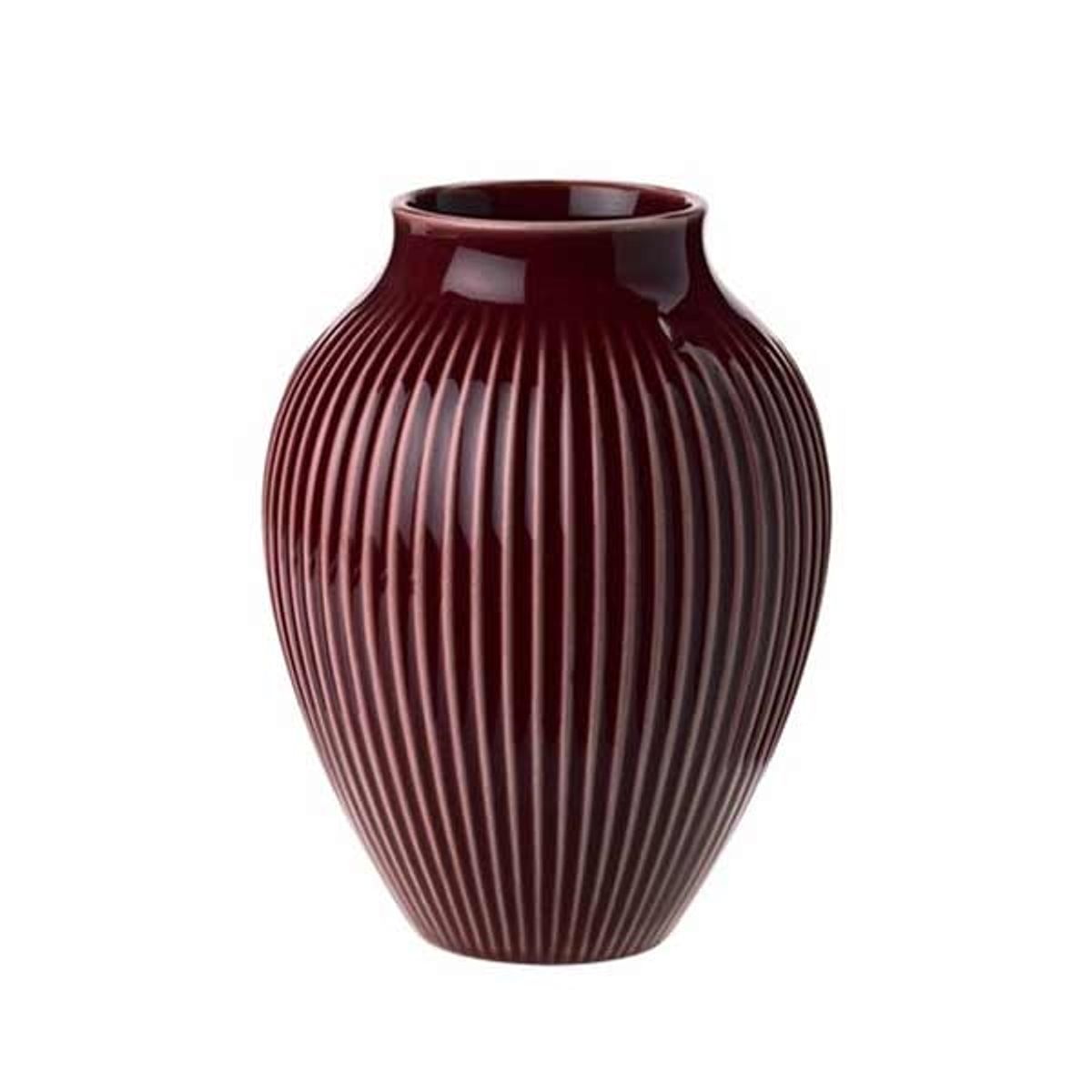 Knabstrup Vase - Ripple Berry - 20 cm