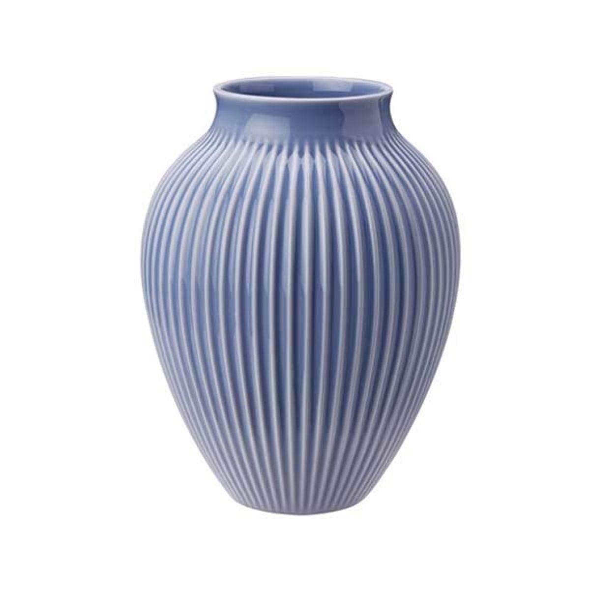 Knabstrup Vase - Ripple Lavender - 20 cm