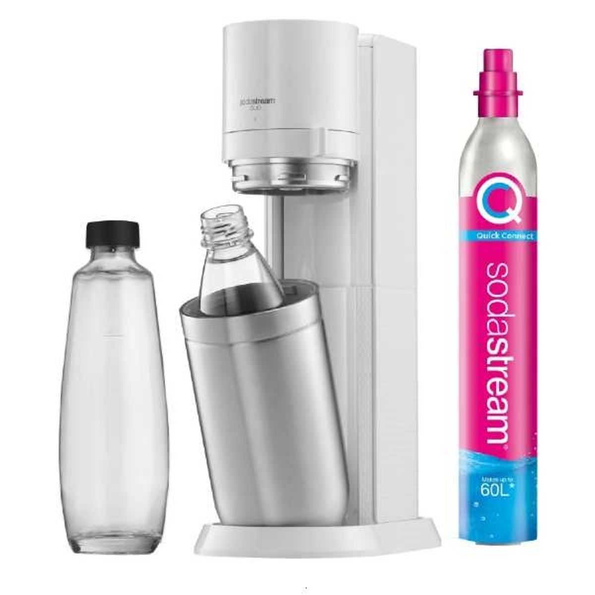 SodaStream Duo i Hvid - Inkl. Kulsyrepatron