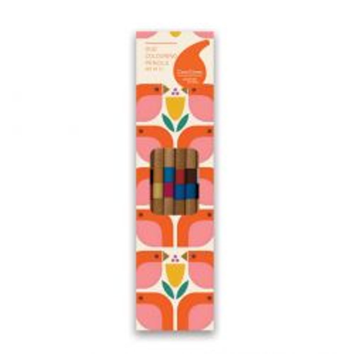 Customworks Colored Pencils Birds & Tulips - Blyant