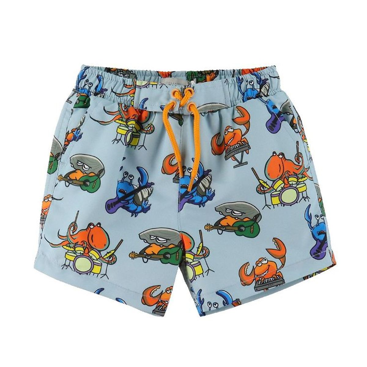 Stella McCartney Kids Badeshorts - Lyseblå m. Havprint