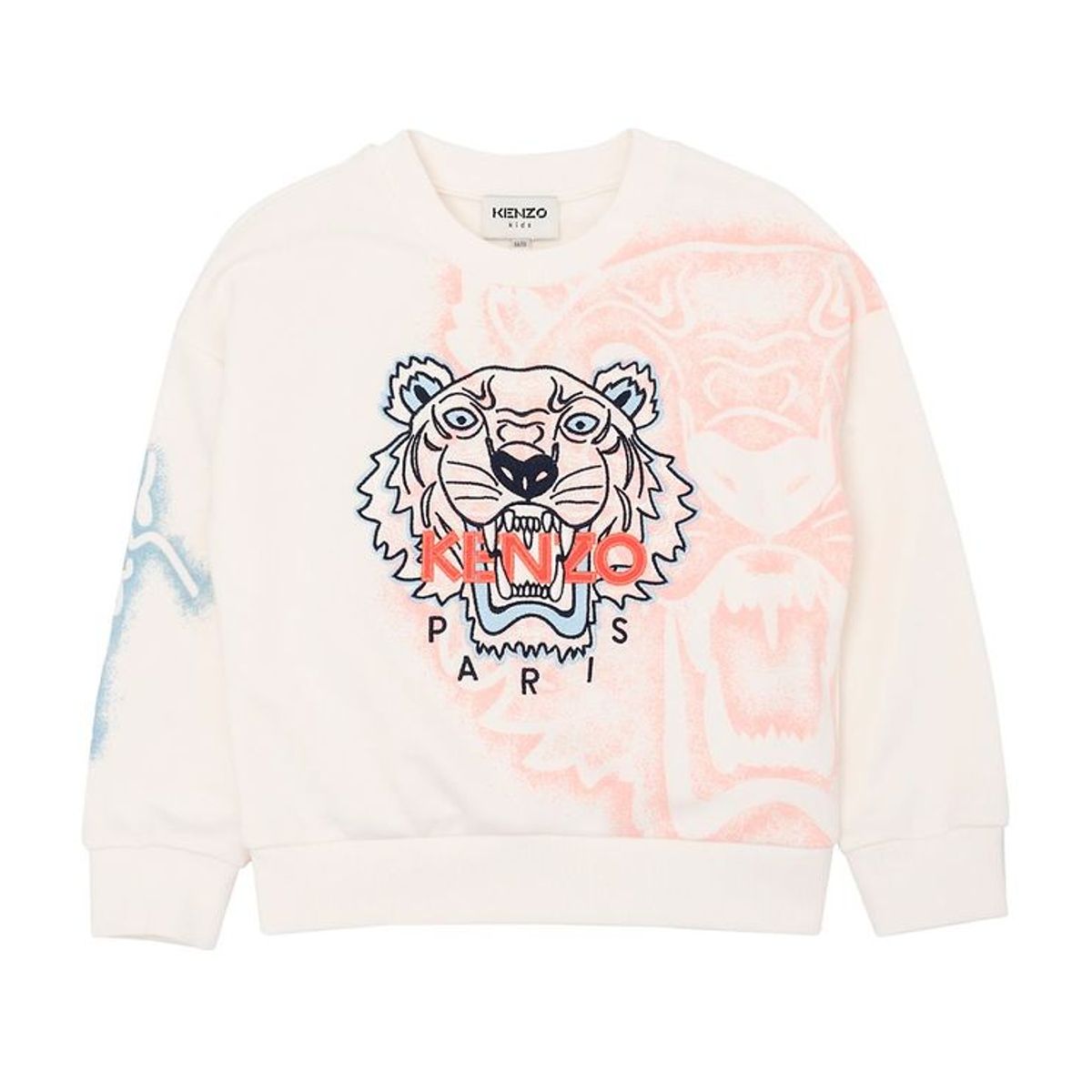 Kenzo Sweatshirt - Off White m. Tiger