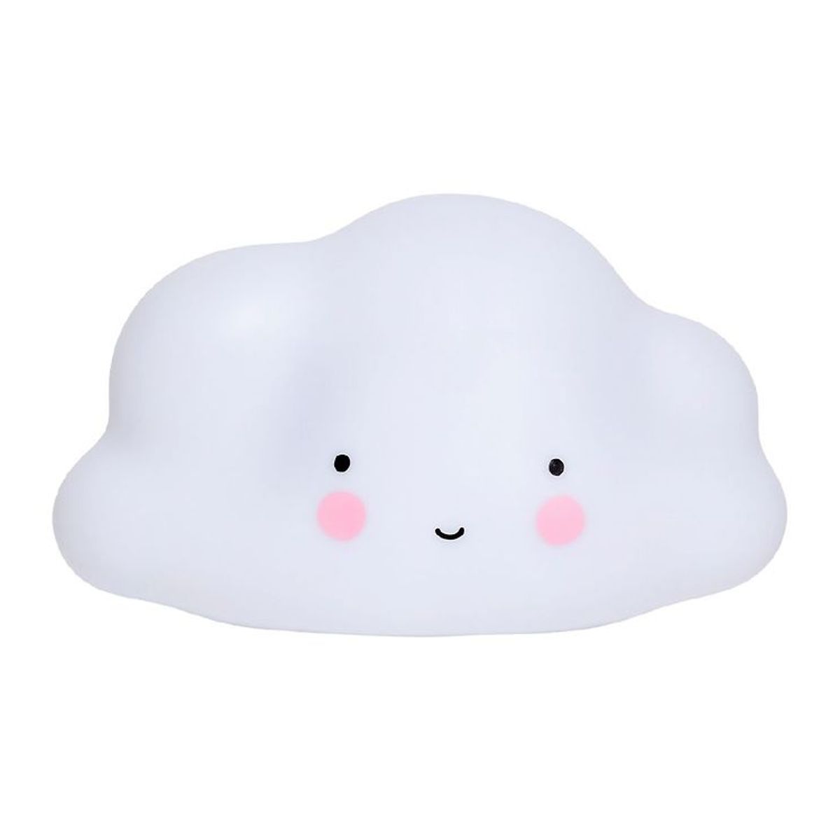 A Little Lovely Company Natlampe - 24,5 cm - Cloud - Hvid