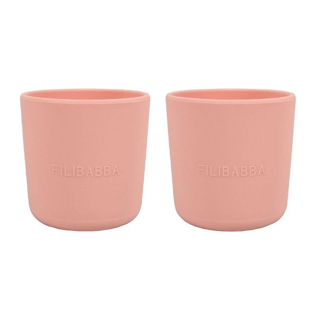 Filibabba Kop - 2-pak - Silikone - Peach