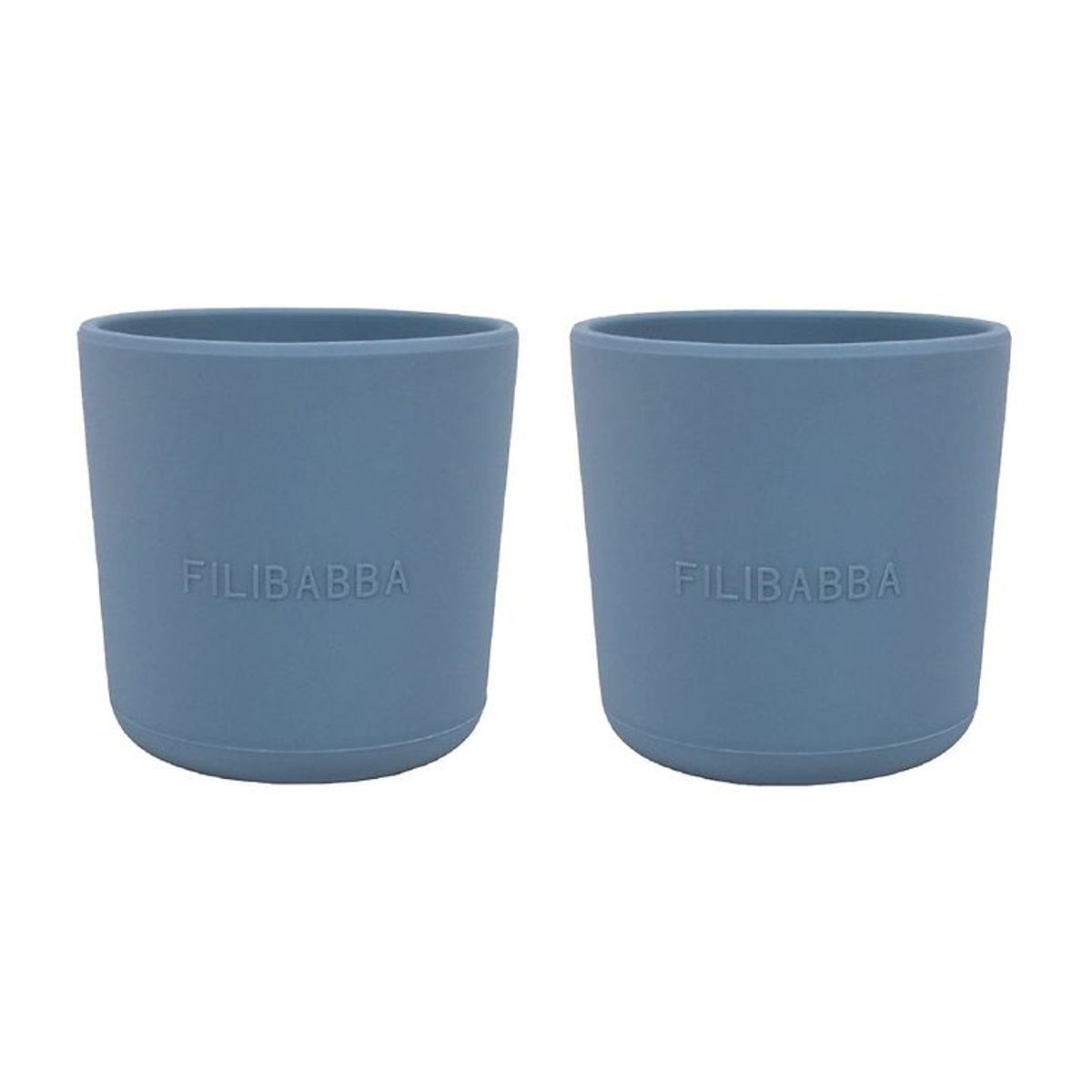 Filibabba Kop - 2-pak - Silikone - Powder Blue