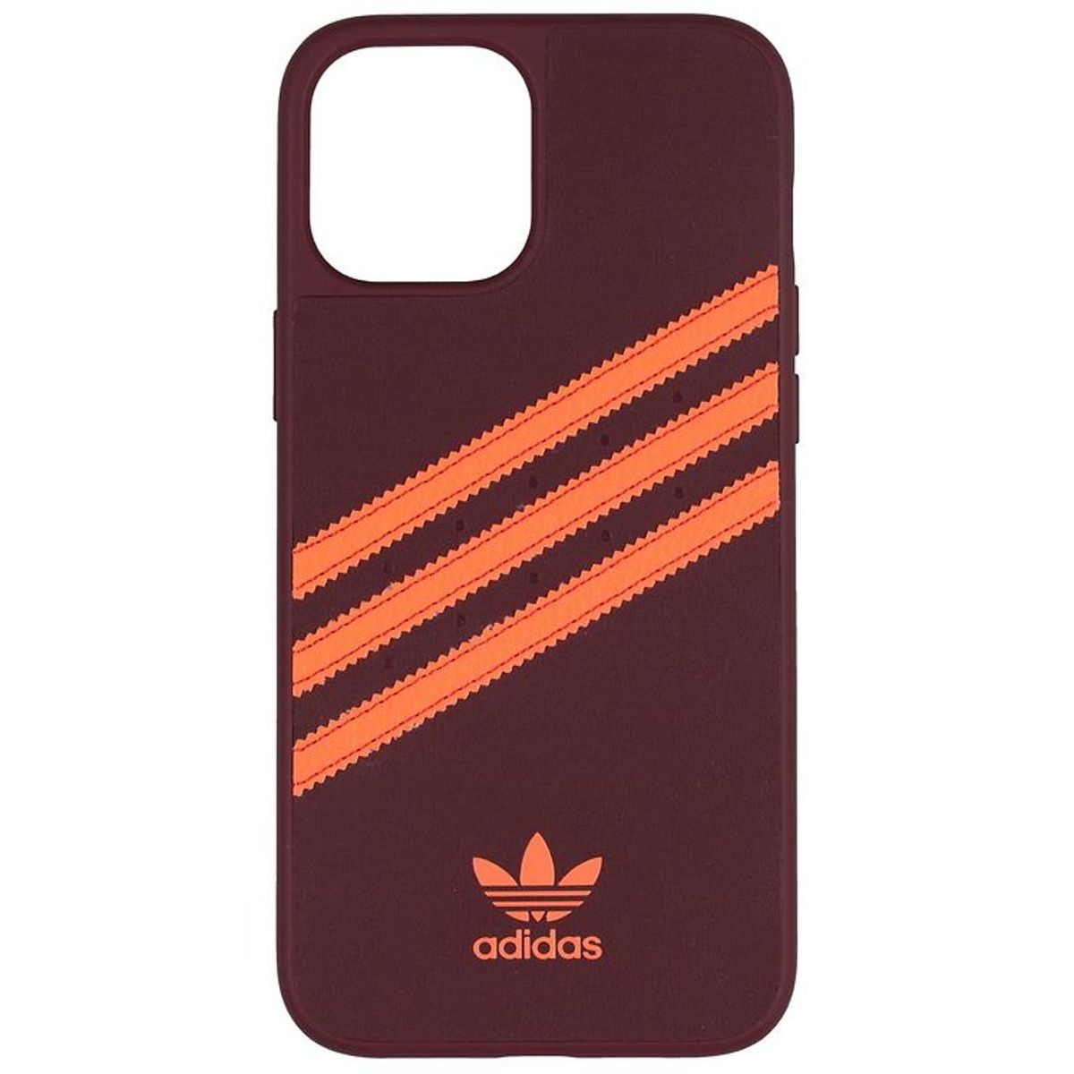 adidas Originals Cover - iPhone 12 Pro Max - Maroon/Solar Orange