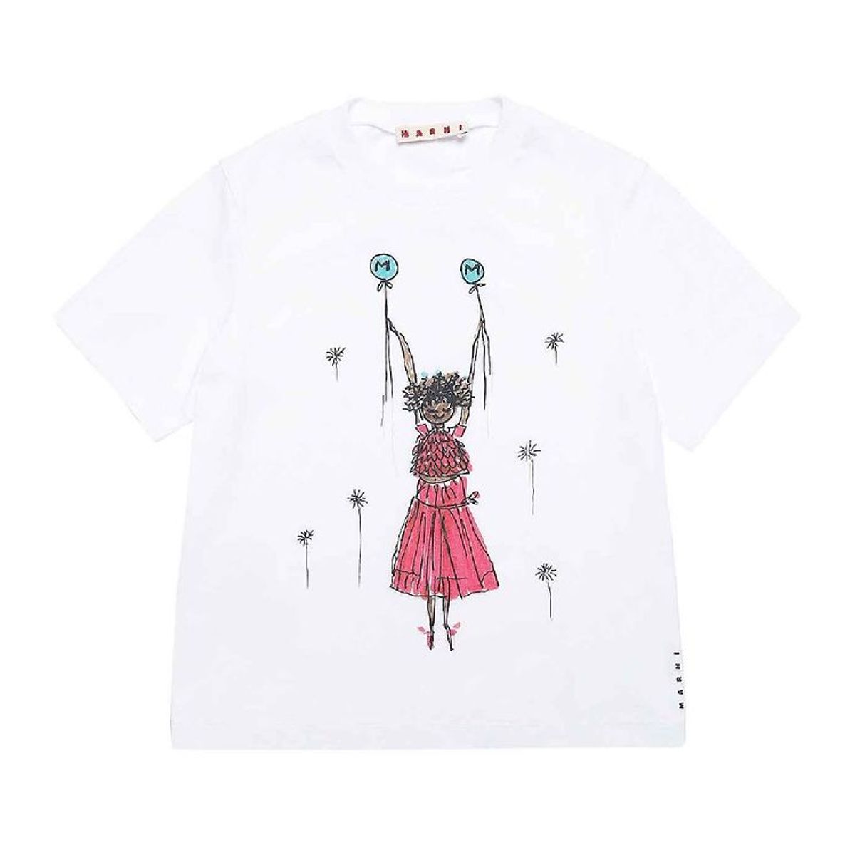 Marni T-shirt - Hvid m. Print