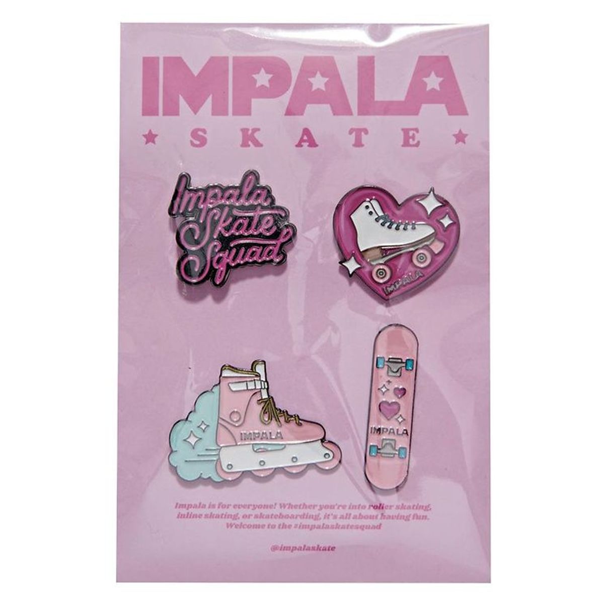 Impala Pins - 4-pak - Skate Enemal