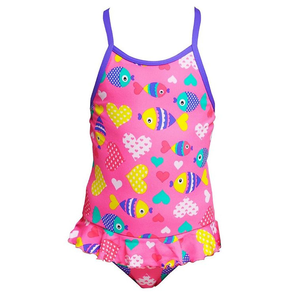 Funkita Badedragt - Belted Frill - UV50+ - Lolly Fish