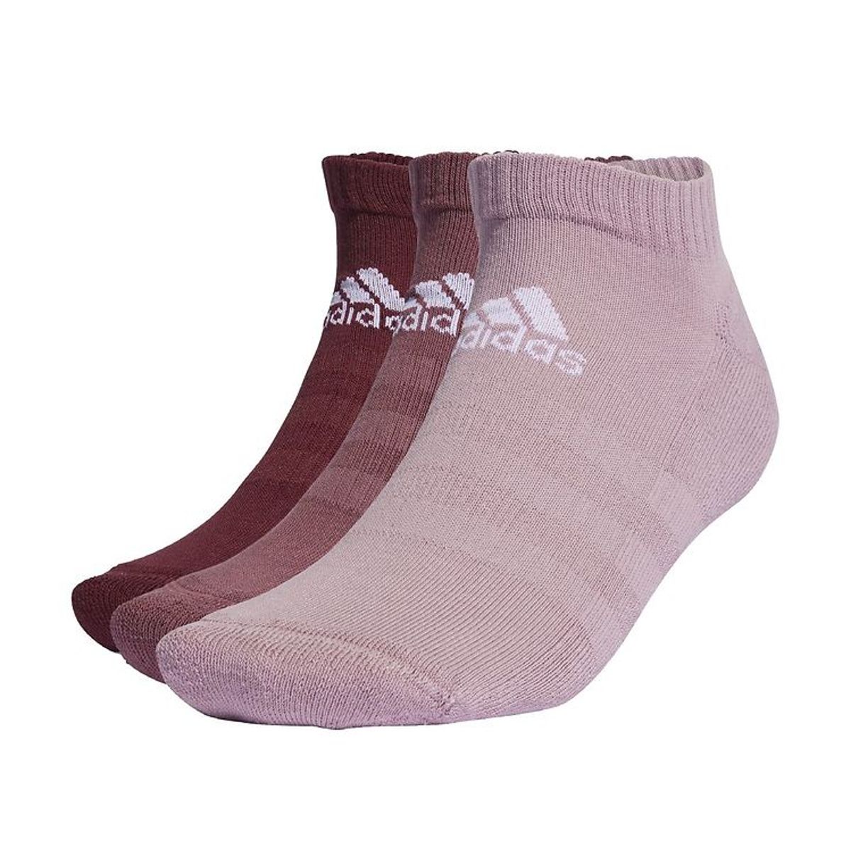 adidas Performance Strømper - Cush Low - 3-pak - Rosa/Lilla