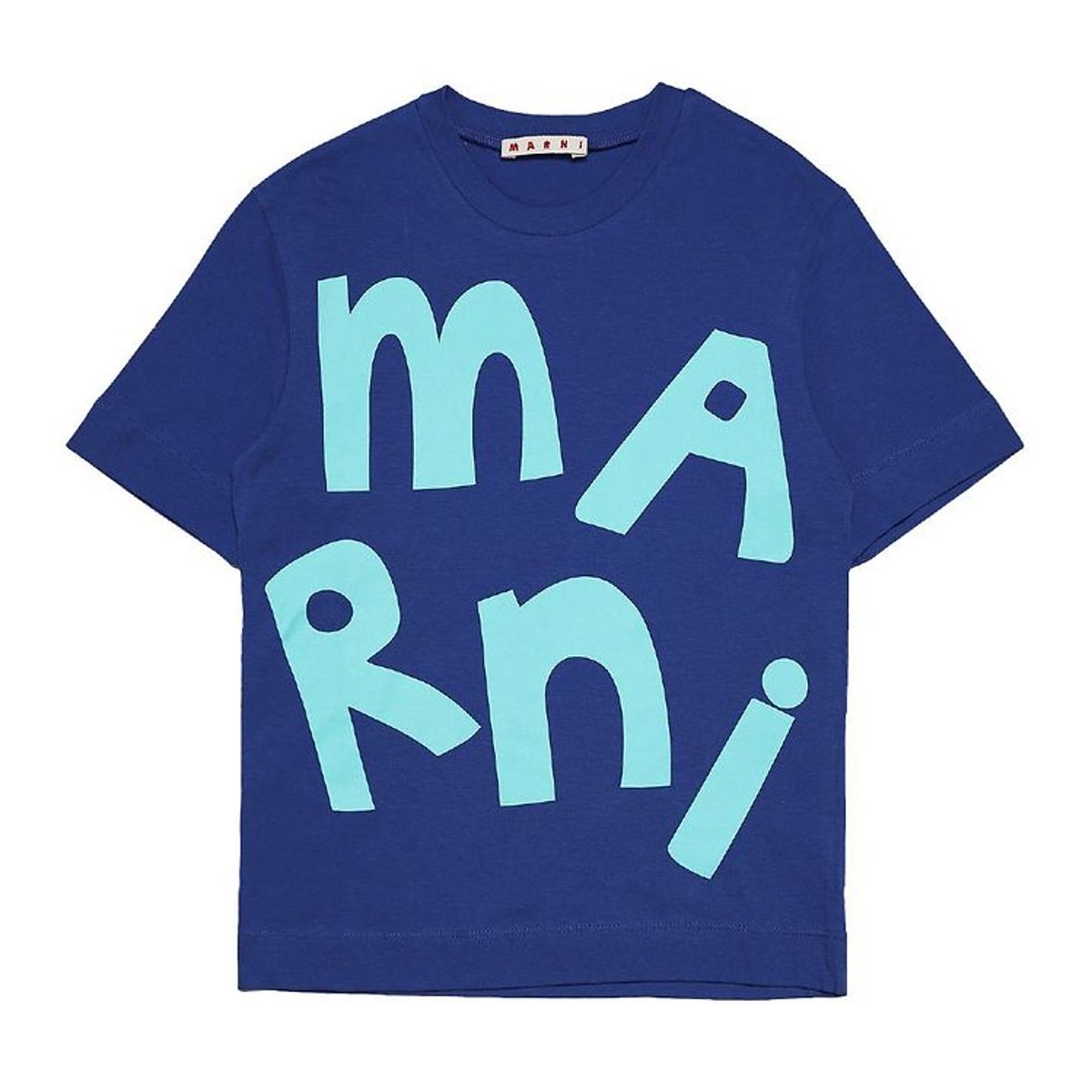 Marni T-shirt - Blå m. Turkis