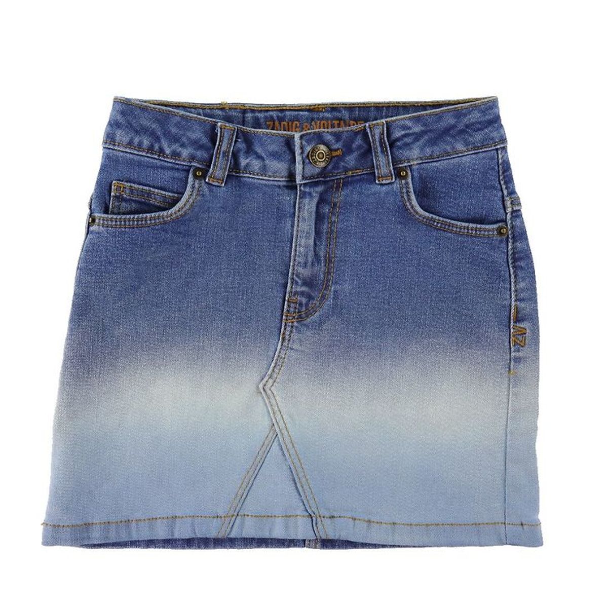 Zadig & Voltaire Nederdel - Denim - Stone Bicolor