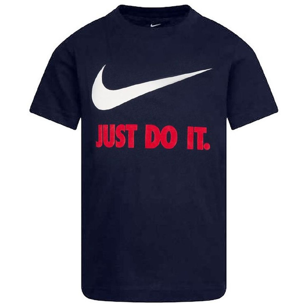 Nike T-shirt - Swoosh - Obsidian/University Red