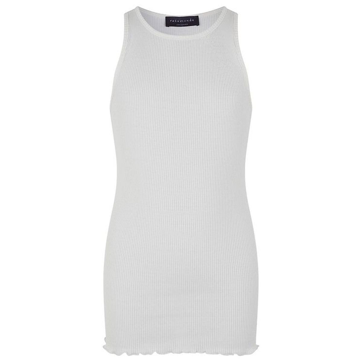 Rosemunde Top - Silke/Bomuld - New White