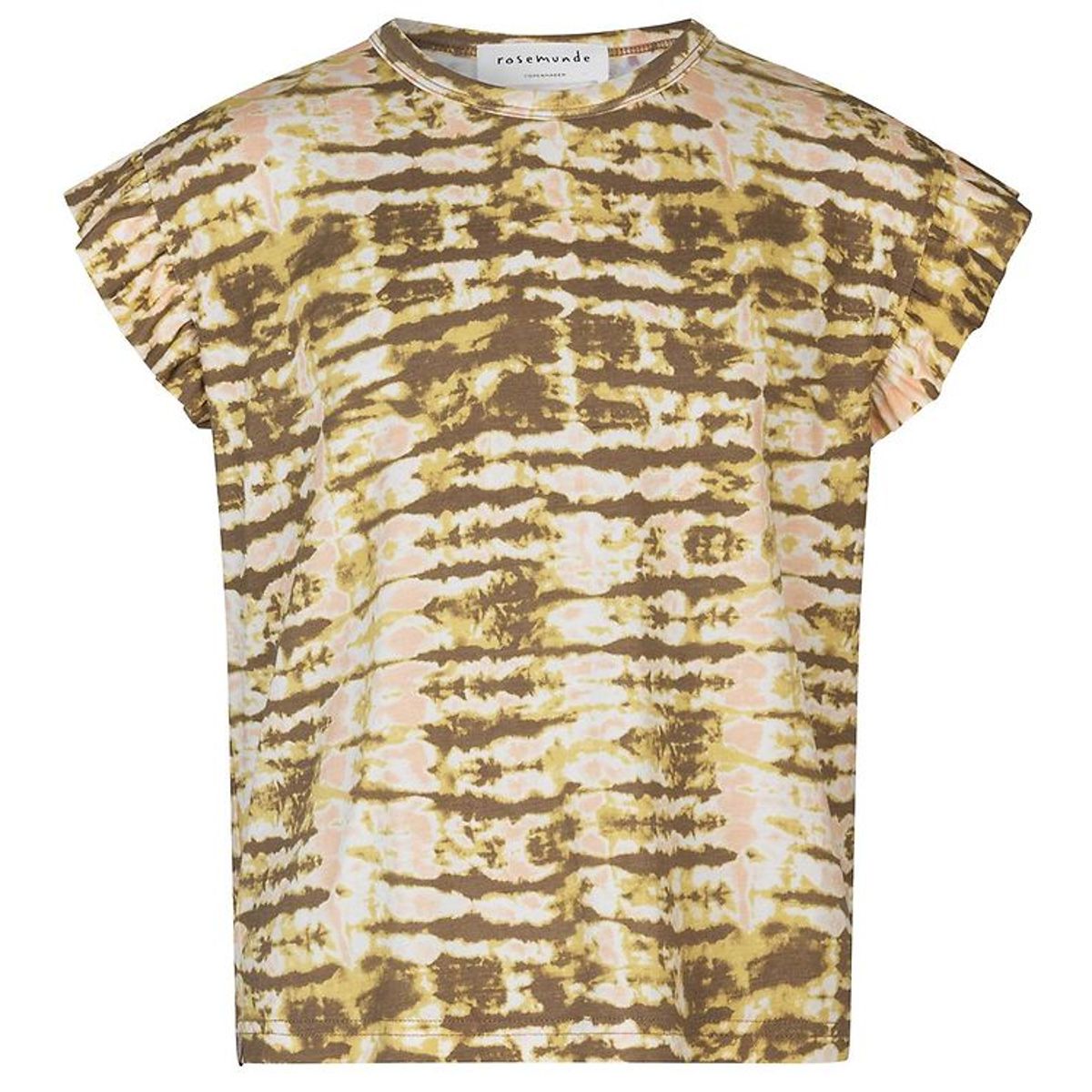 Rosemunde T-Shirt - Sand Striped Tie Dye Print