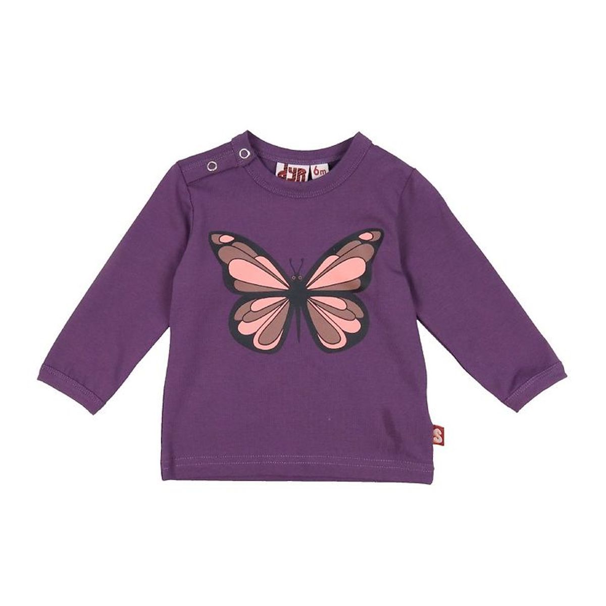 DYR-Cph Bluse - DYRCritter - Grey Mauve Sommerfugl