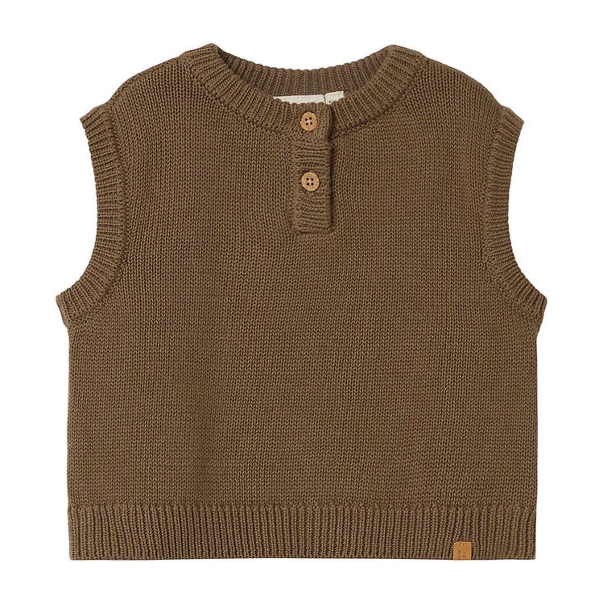 Lil Atelier Vest - Strik - NbmRamlo - Shitake