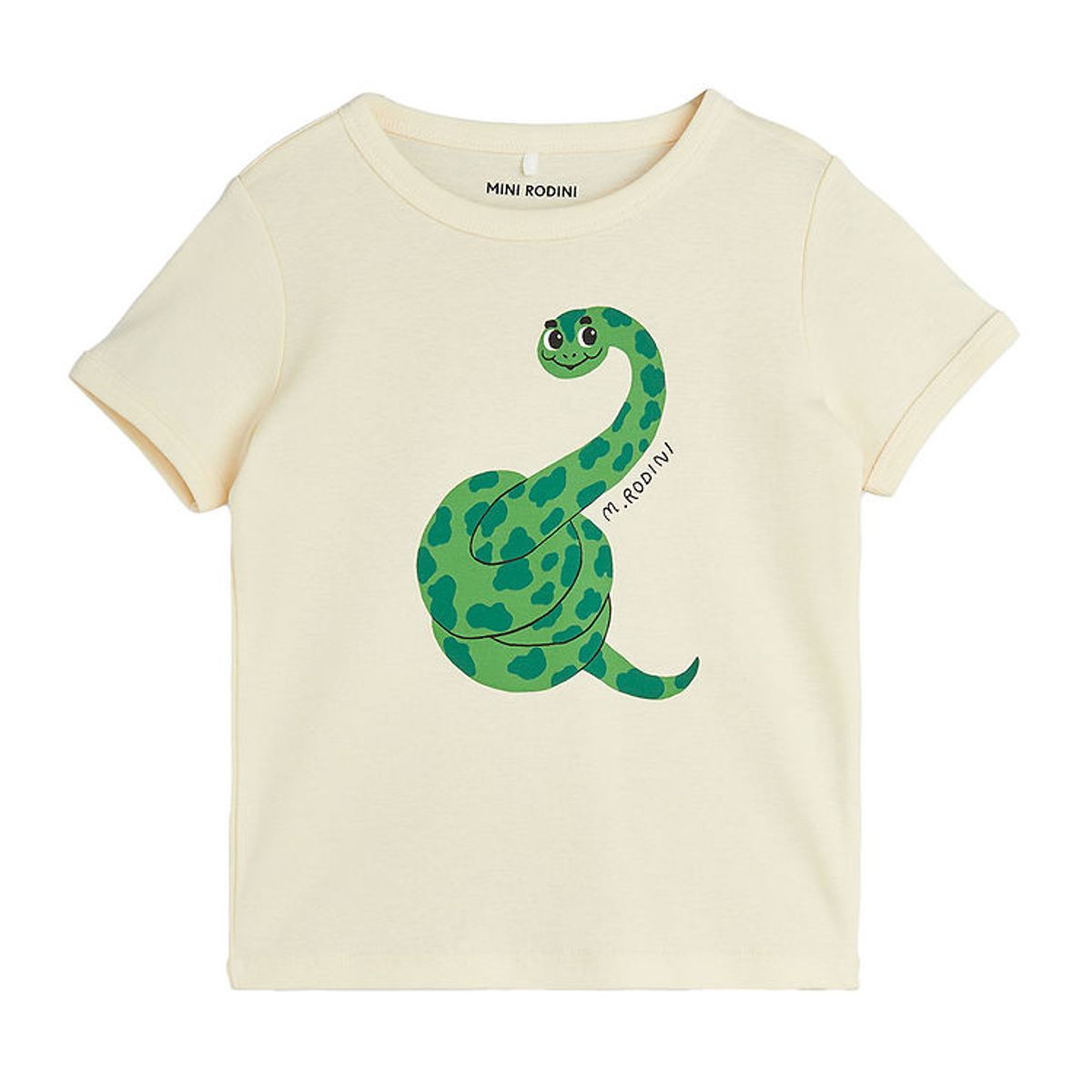 Mini Rodini T-shirt - Snake Up - Offwhite