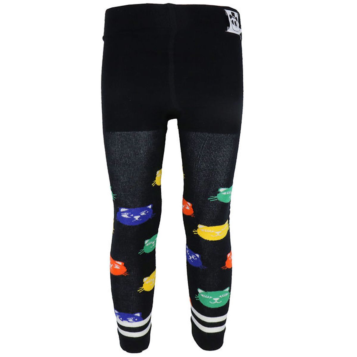 Mini Rodini Leggings - Cool Cats - Black