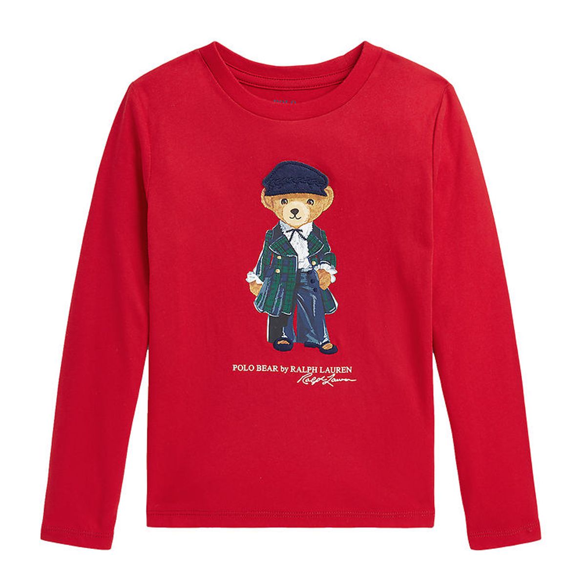 Polo Ralph Lauren Bluse - Rød m. Bamse