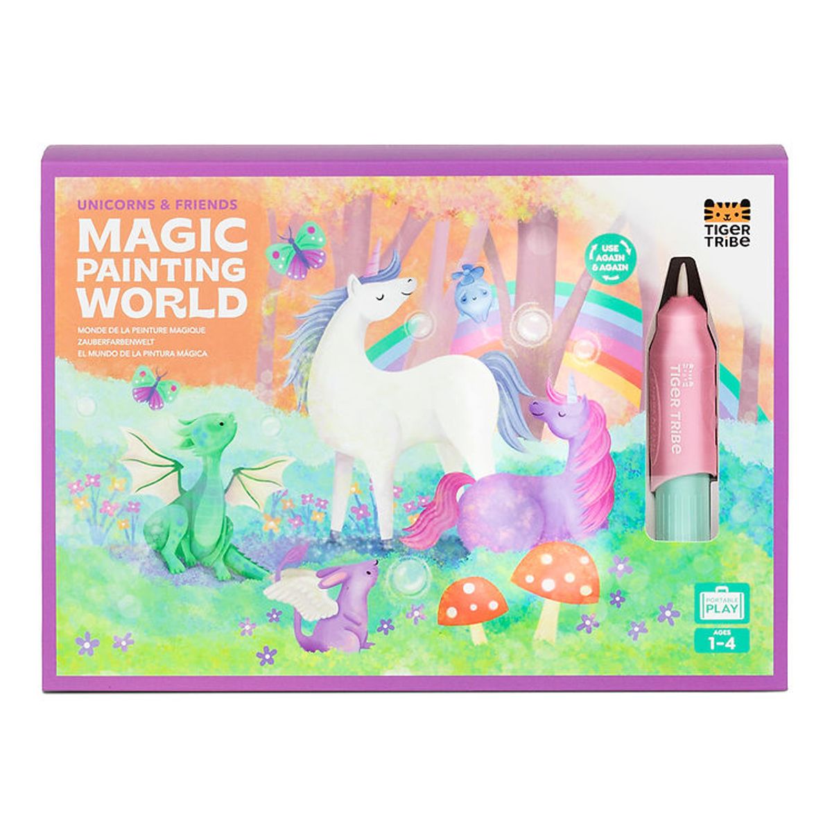 Tiger Tribe Farvesæt - Magic Painting World - Unicorns & Friends