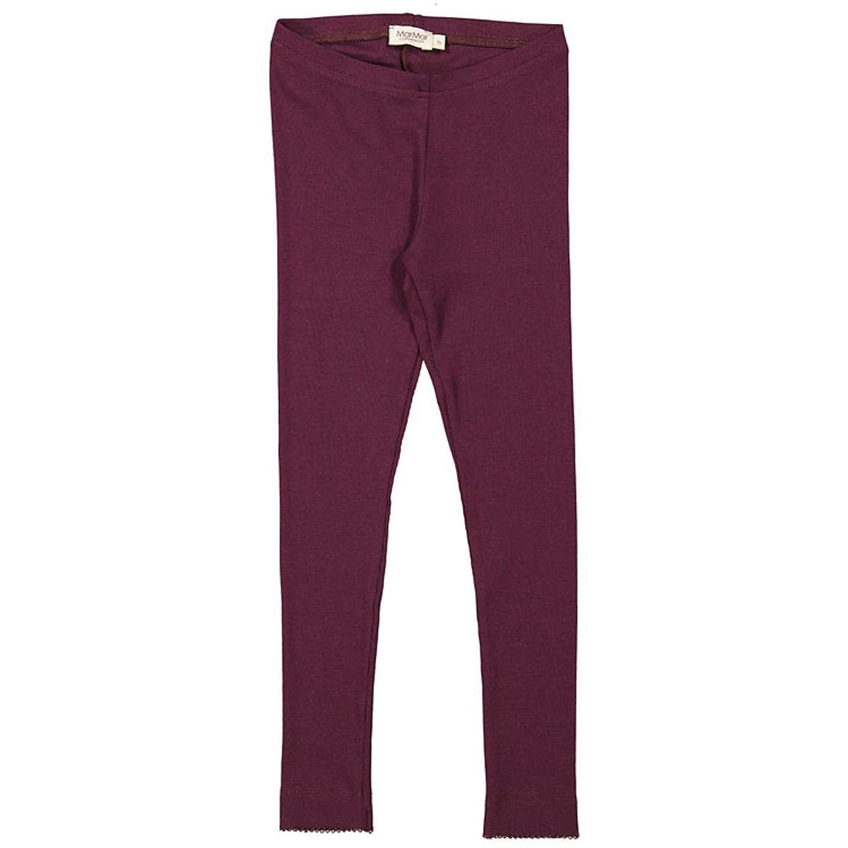 MarMar Leggings - Rib - Modal - Deep Mulberry