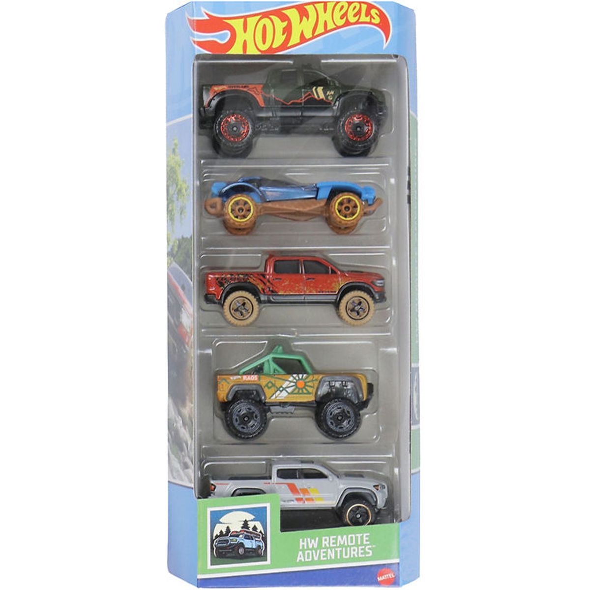 Hot Wheels Biler - 5-pak - HW Remote Adventures