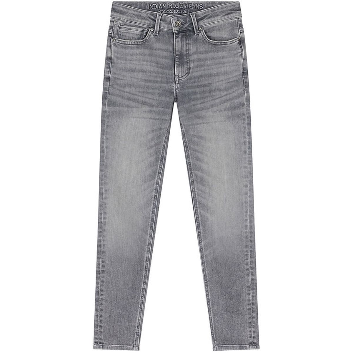 Indian Blue Jeans Jeans - Tapered Fit - Light Grey Denim