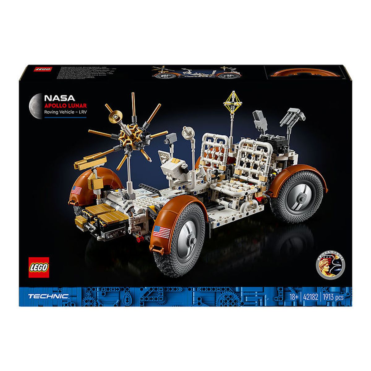 LEGO ® Technic - NASA Apollo-månebil - LRV 42182 - 1913 Dele