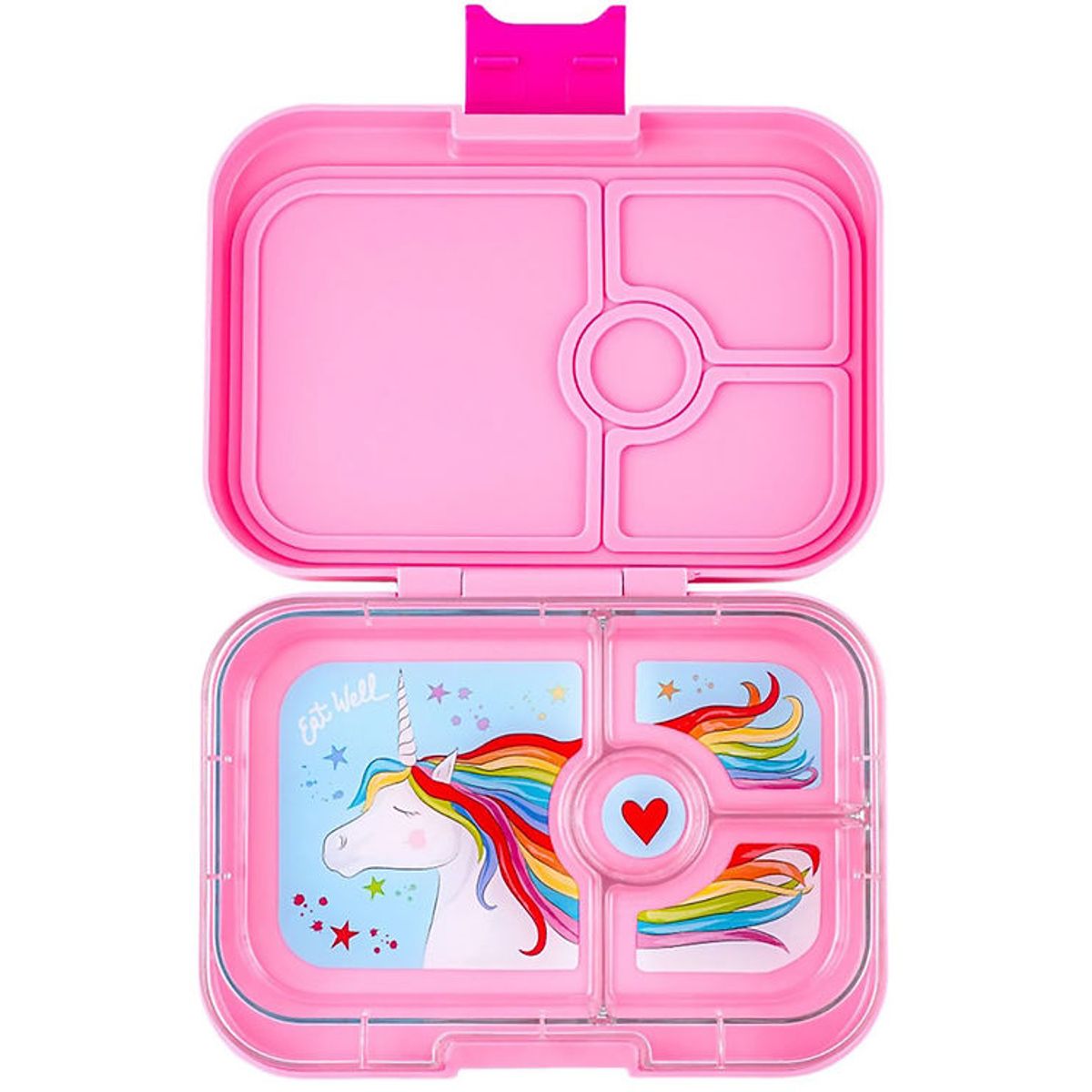 Yumbox Madkasse m. 4 Rum - Bento Panino - Power Pink - Unicorn