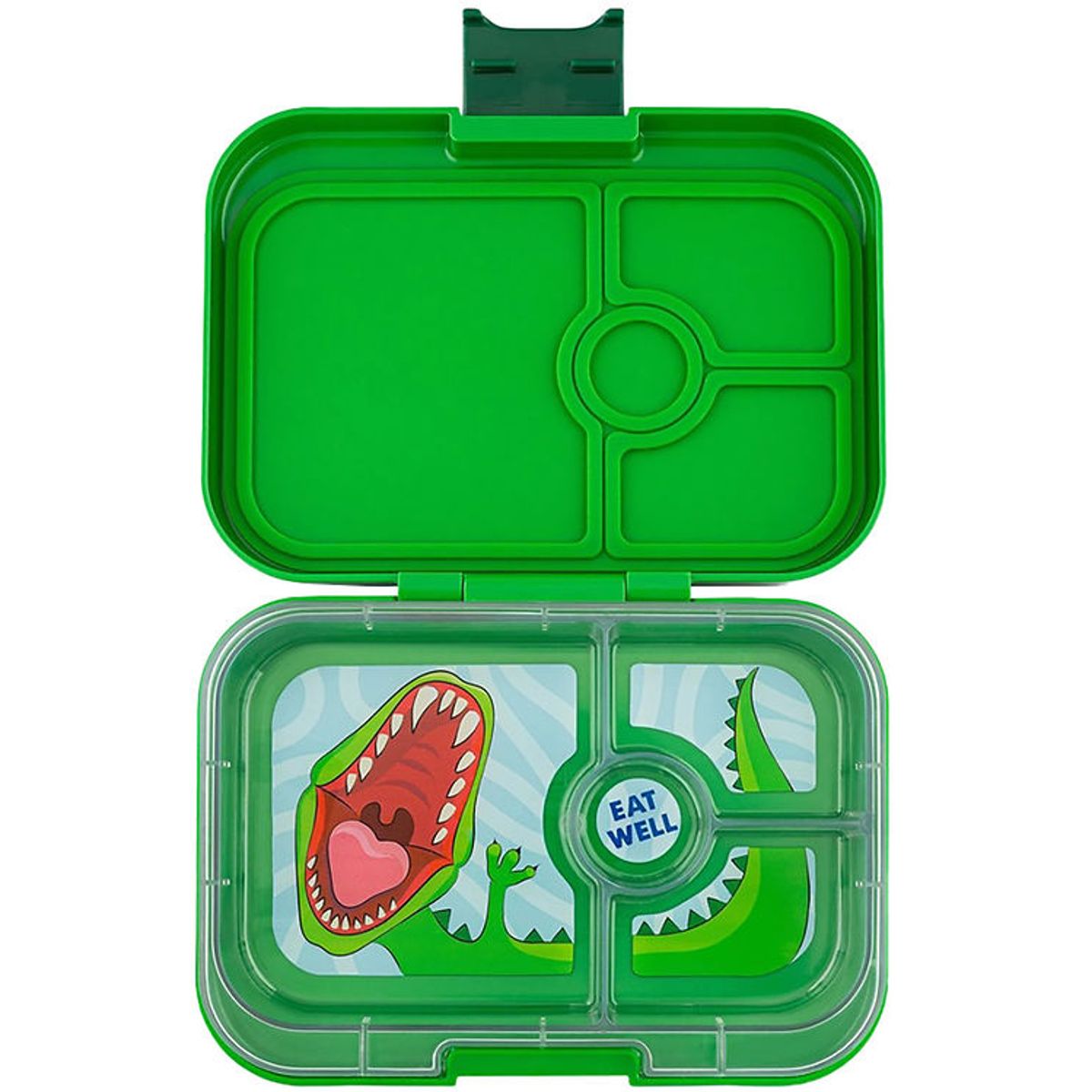 Yumbox Madkasse m. 4 Rum - Bento Panino - Jurassic Green - Dino